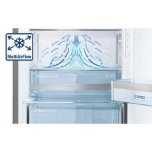Система охолодження Multi Airflow у холодильниках Bosch