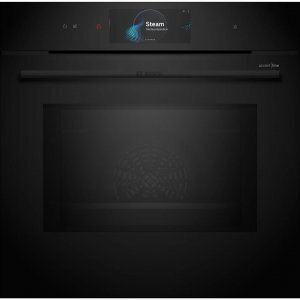 Духовой шкаф с микроволнами и функцией добавления пара встраиваемый BOSCH HNG978QB1 AccentLine